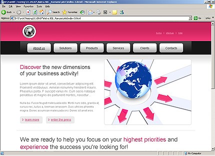 Website Template #19258