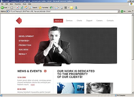 Website Template #19375