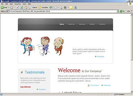 Website Template #19451