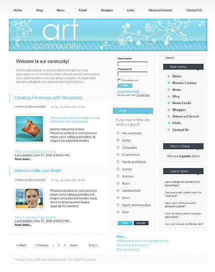 Website Template #19511