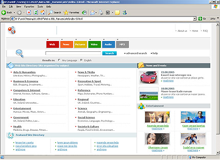 Website Template #19543