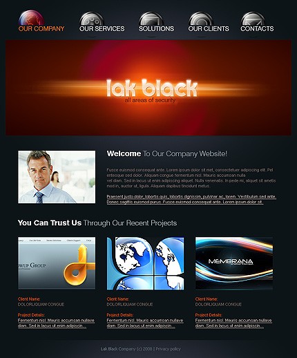 Website Template #19544