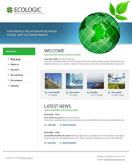 Website Template #19661