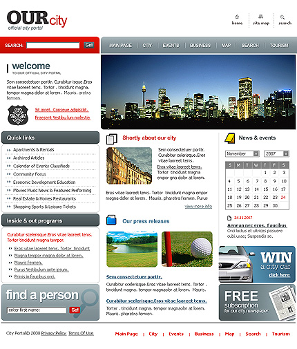 Website Template #19671