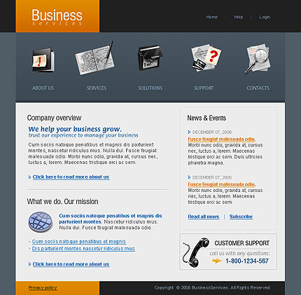 Website Template #19717