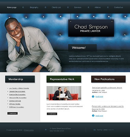 Website Template #19809