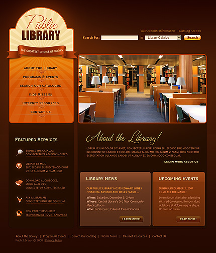 Website Template #19835