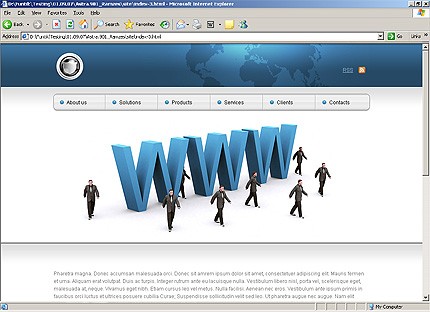Website Template #19872