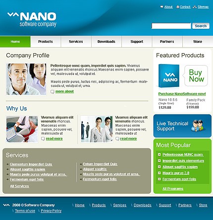 Website Template #19906