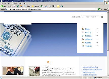 Website Template #19936