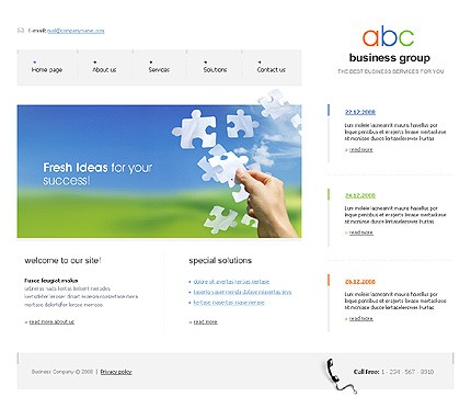 Website Template #19955