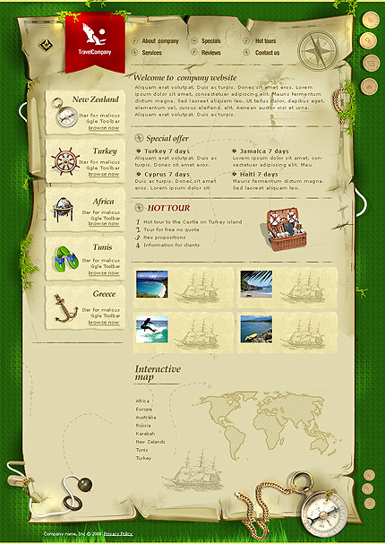 Website Template #19973