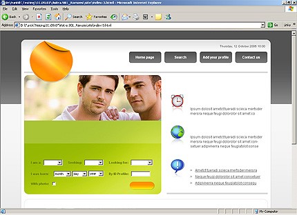Website Template #19994