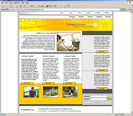 Website Template #2034
