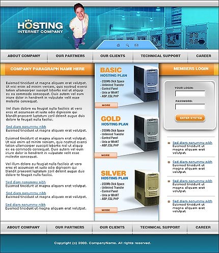 Website Template #2087