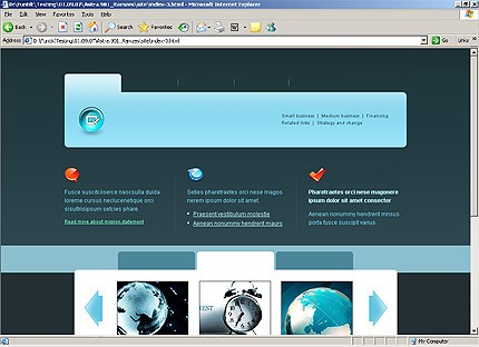 Website Template #20001