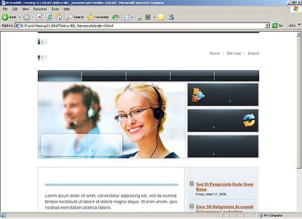 Website Template #20004