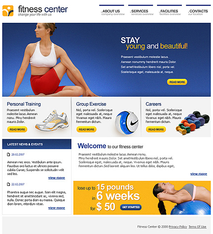 Website Template #20009