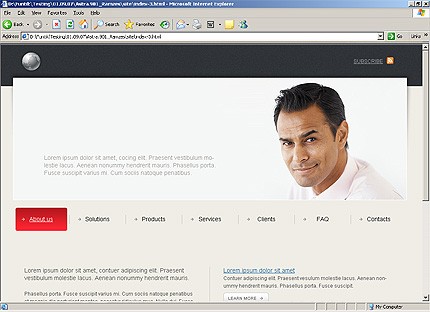 Website Template #20011