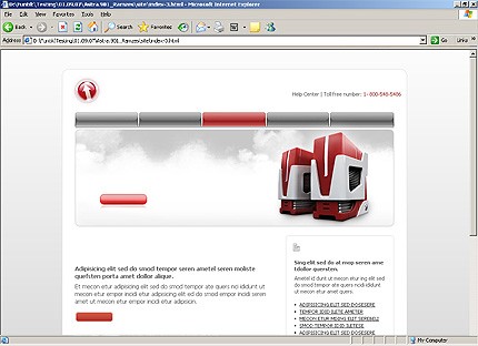 Website Template #20012