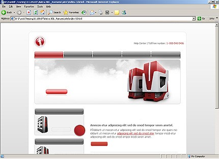 Website Template #20012