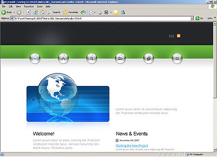 Website Template #20038