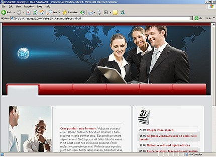 Website Template #20039