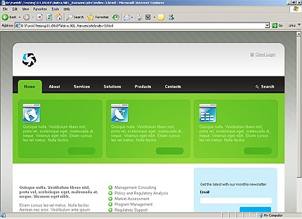 Website Template #20043