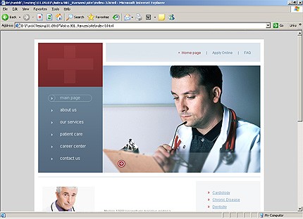 Website Template #20044