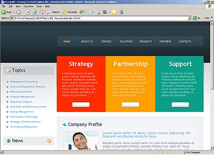 Website Template #20045