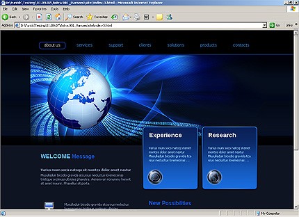 Website Template #20048