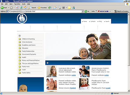 Website Template #20063