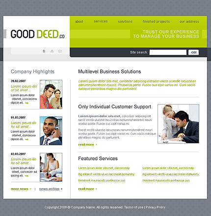 Website Template #20066