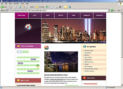 Website Template #20069