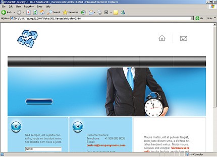 Website Template #20071