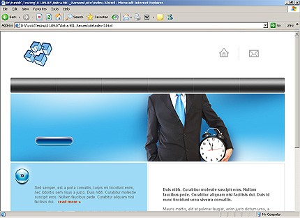 Website Template #20071