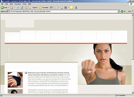 Website Template #20089