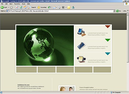 Website Template #20090