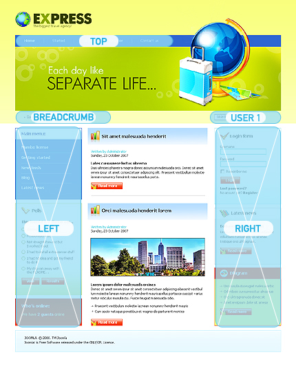 Website Template #20102