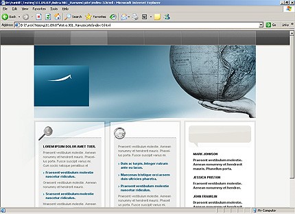 Website Template #20119