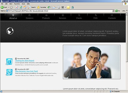 Website Template #20163