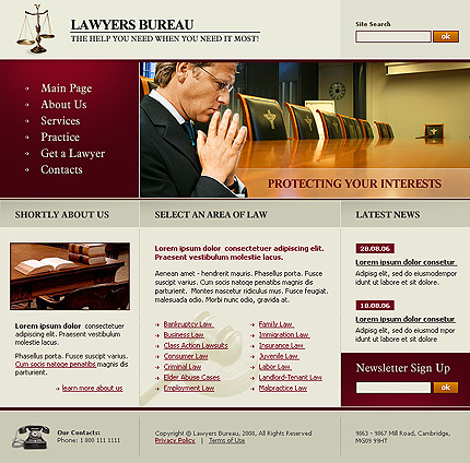 Website Template #20170