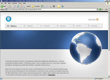 Website Template #20214