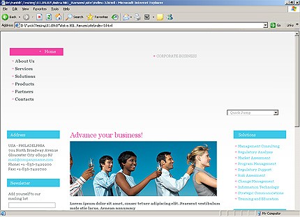 Website Template #20219