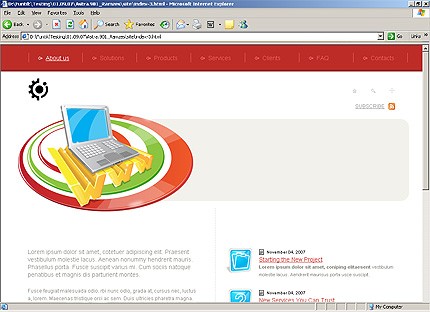 Website Template #20227
