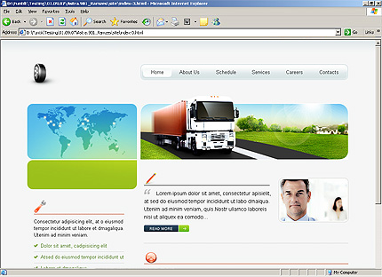 Website Template #20265