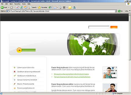 Website Template #20266