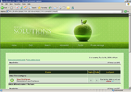 Website Template #20284