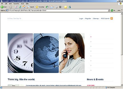 Website Template #20311