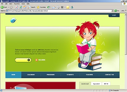 Website Template #20331